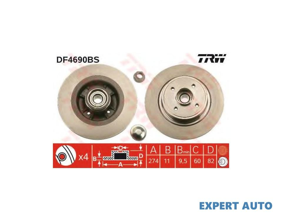 Disc de frana Renault GRAND SCENIC II (JM0/1_) 2004-2016 #8 051436B