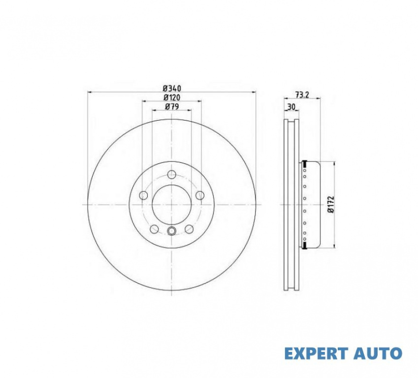 Disc de franare BMW BMW 1 (F20) 2010-2016 #2 150290320