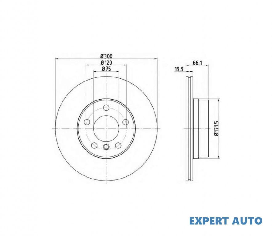 Disc de franare BMW BMW 1 (F20) 2010-2016 #8 0986479044