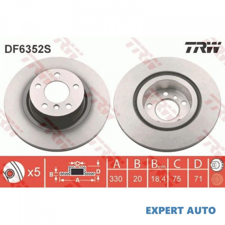 Disc de franare BMW X4 (F26) 2014-2016 #3 0986479727