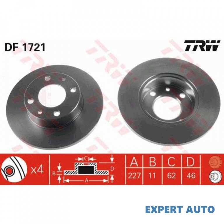 Disc de franare Fiat STRADA II (138A) 1982-1988 #8 00984377102