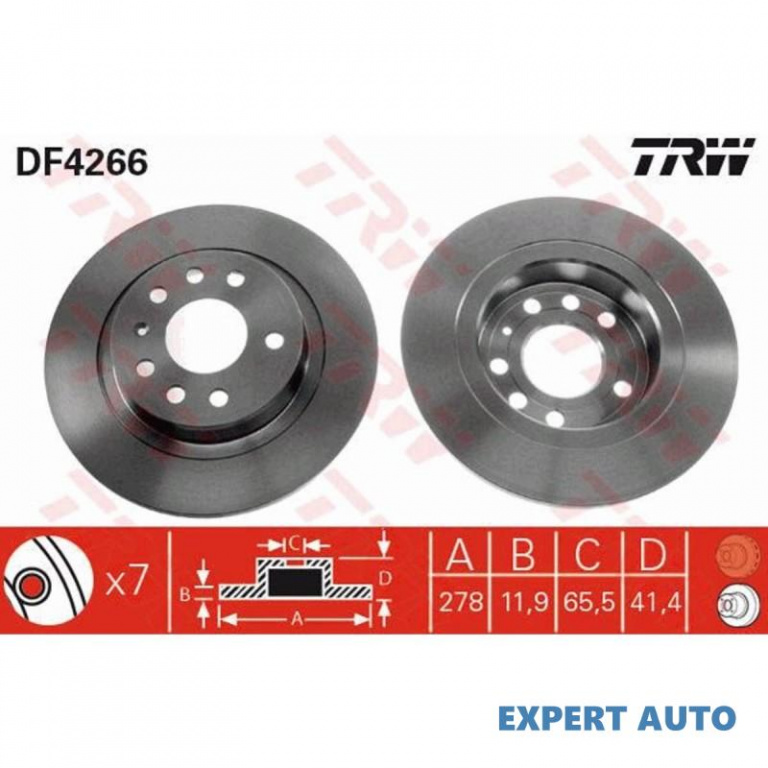 Disc de franare Saab 9-3 combi (YS3F) 2005-2016 #3 08951110