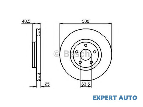 Disc de franare Volvo C30 2006-2012 #3 0986479171