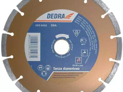 Disc diamantat cu segmente 150 mm/22,2