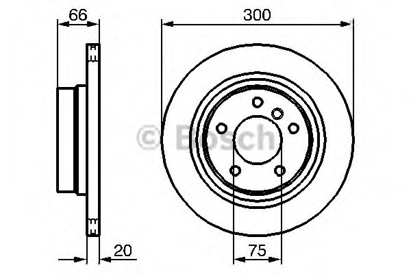 Disc frana 0 986 479 218 BOSCH pentru Bmw Seria 3 Bmw Seria 1