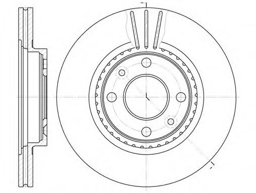 Disc frana 6144 10 ROADHOUSE pentru Renault 19 Renault Clio Renault Kangoo Nissan Kubistar Renault Megane Renault Twingo Dacia Sandero Dacia Logan Renault Logan Renault Tondar Renault Symbol Renault Thalia