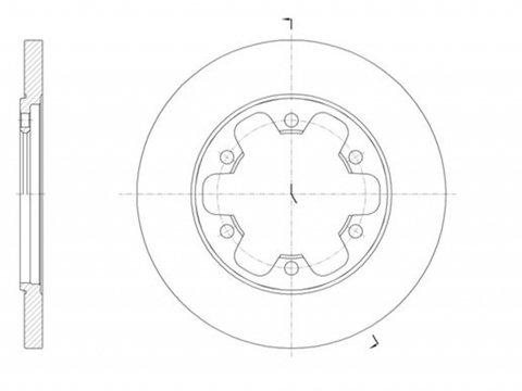 Disc frana 61569 00 ROADHOUSE pentru Ford Transit