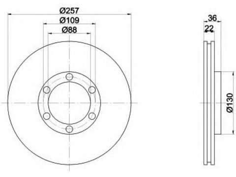 Disc frana 92075800 TEXTAR pentru Opel Frontera Opel Campo