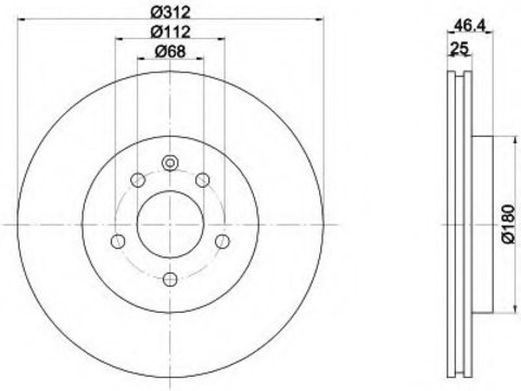 Disc frana 92106105 TEXTAR pentru Audi A4 Audi A6 Vw Passat Skoda Superb