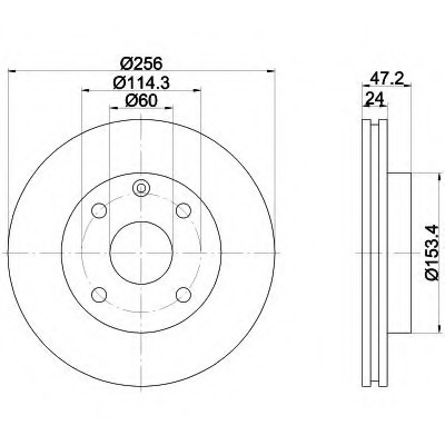 Disc frana 92133600 TEXTAR pentru Chevrolet Lacetti Chevrolet Nubira Chevrolet Optra Daewoo Nubira Daewoo Lacetti