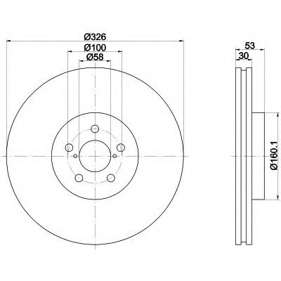 Disc frana 92167900 TEXTAR