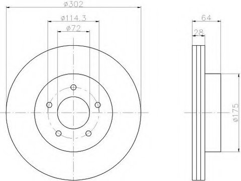 Disc frana 92203303 TEXTAR