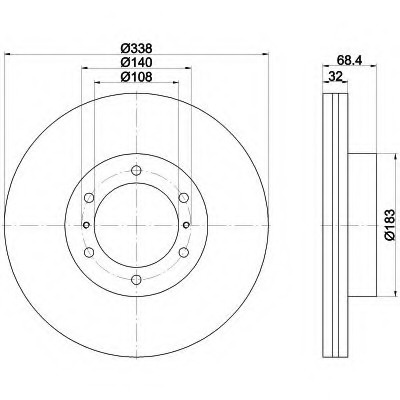 Disc frana 92223903 TEXTAR