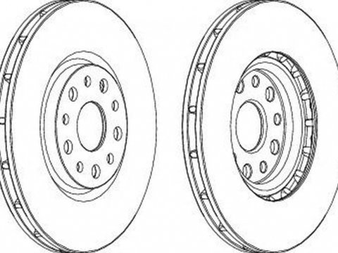 Disc frana ALFA ROMEO BRERA 939 FERODO DDF1449