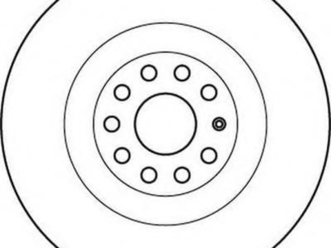 Disc frana AUDI A3 (8P1), VW RABBIT V (1K1), AUDI A3 Sportback (8PA) - JURID 562239J