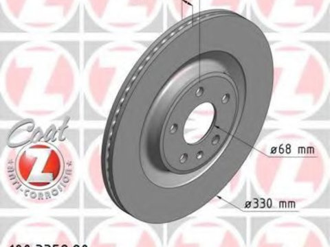 Disc frana AUDI A4 Avant (8K5, B8) (2007 - 2015) ZIMMERMANN 100.3358.20 piesa NOUA