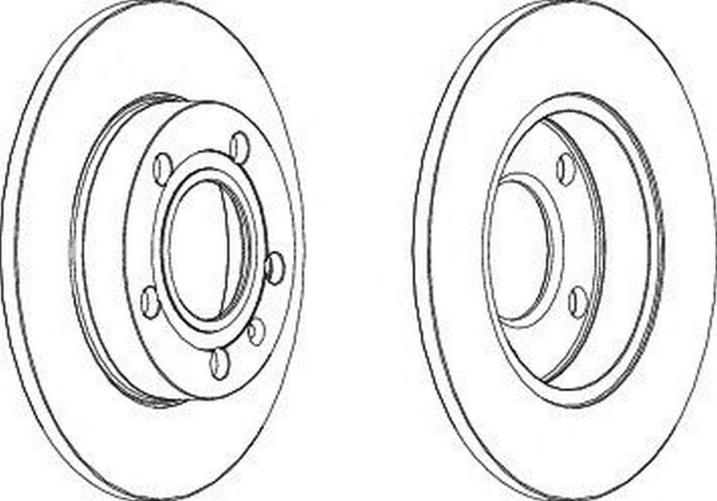 Disc frana AUDI A4 Cabriolet 8H7 B6 8HE B7 FERODO DDF1709
