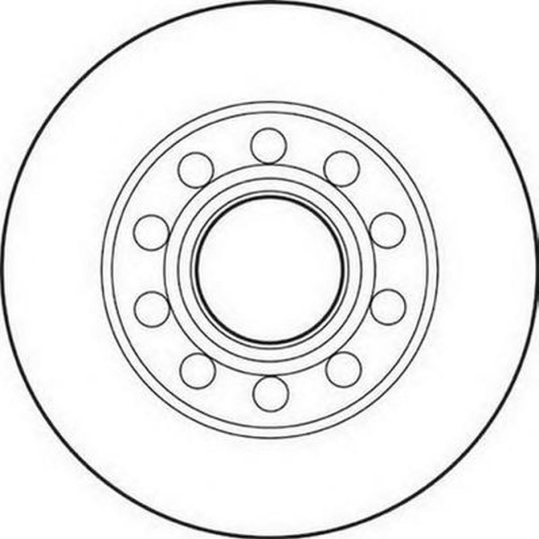 Disc frana AUDI A4 Cabriolet 8H7 B6 8HE B7 JURID 562192J