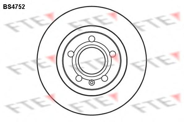 Disc frana AUDI A4 limuzina (8D2, B5), AUDI A8 limuzina (4D2, 4D8), VW PASSAT limuzina (3B2) - FTE BS4752