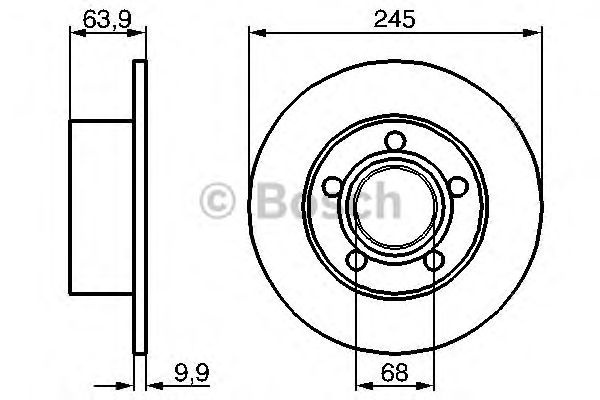 Disc frana AUDI A6 (4B2, C5) - Cod intern: W202700