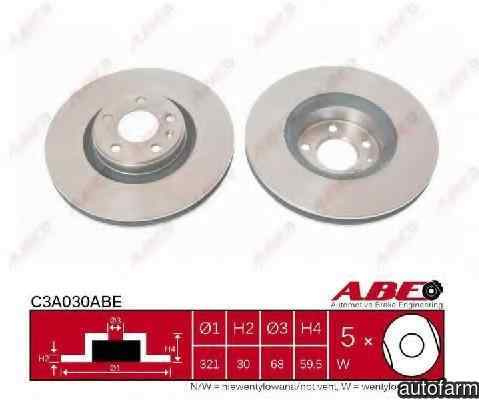 Disc frana AUDI A6 4F2 C6 ABE C3A030ABE