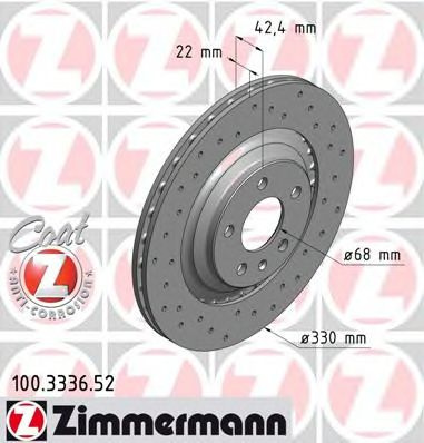 Disc frana AUDI A6 Allroad (4FH, C6) (2006 - 2011)