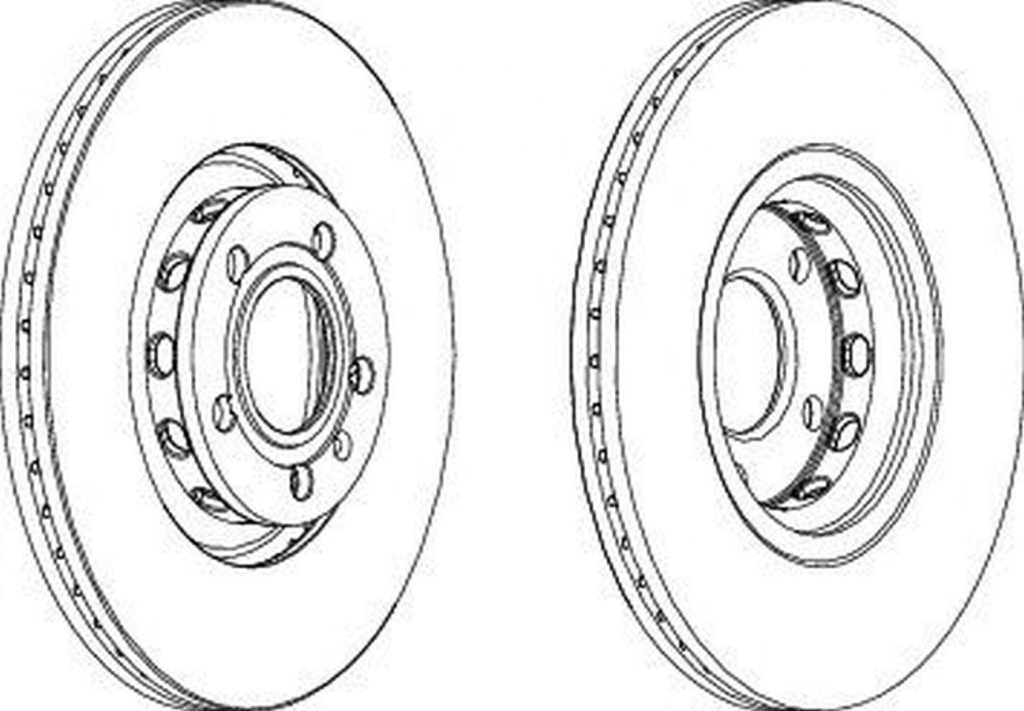 Disc frana AUDI A6 Avant 4A C4 FERODO DDF1706