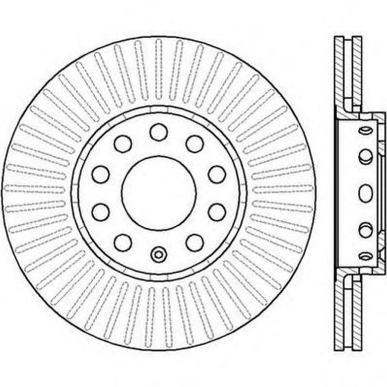Disc frana AUDI A6 Avant 4A C4 JURID 561548JC