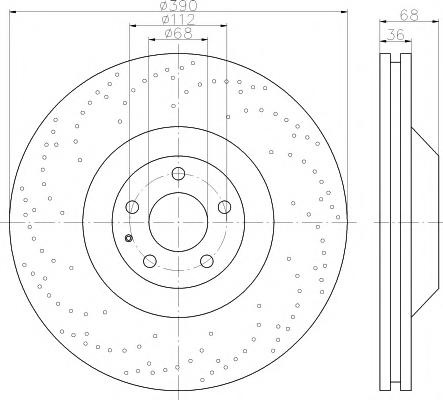 Disc frana AUDI A6 limuzina (4F2, C6), AUDI A6 Avant (4F5, C6) - TEXTAR 92208310
