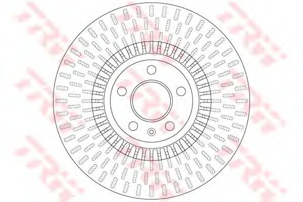 Disc frana AUDI A8 (4H) (2009 - 2016) TRW DF6216 p