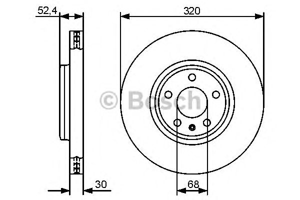 Disc frana AUDI Q5 (8R) - Cod intern: M20389880 - 