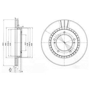 Disc frana # BG3587 # DELPHI