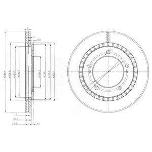 Disc frana BG3820 DELPHI