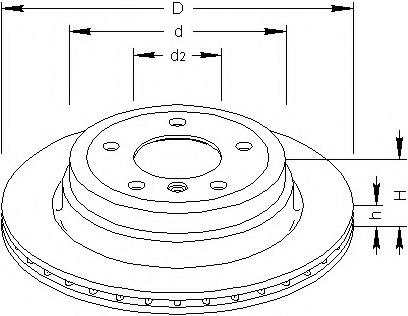 Disc frana BMW 1 (E81), BMW 3 limuzina (E90), BMW 3 Touring (E91) - TOPRAN 501 717