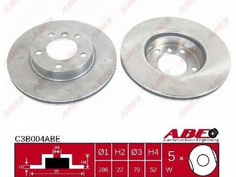 Disc frana BMW 3 Cabriolet E46 ABE C3B004ABE