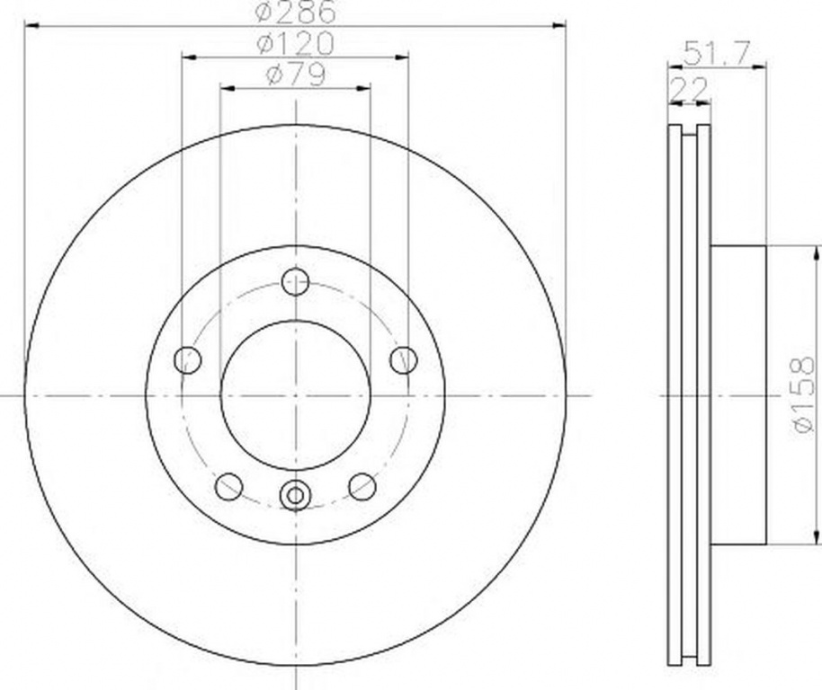 Disc frana BMW 3 E36 TEXTAR 92055603