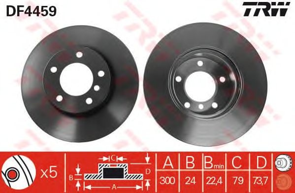 Disc frana BMW 3 (E90) - Cod intern: W20009629 - LIVRARE DIN STOC in 24 ore!!!