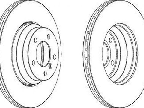 Disc frana BMW 3 E90 FERODO DDF1535