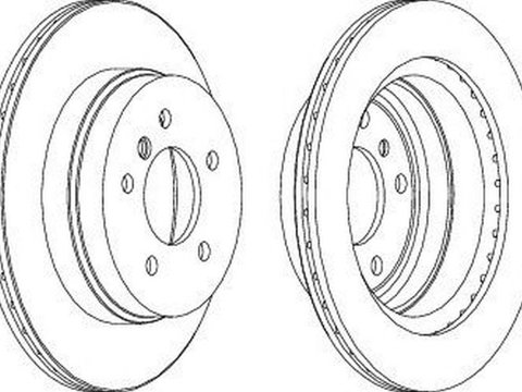 Disc frana BMW 3 E90 FERODO DDF1697