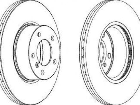 Disc frana BMW 3 E90 FERODO DDF1717