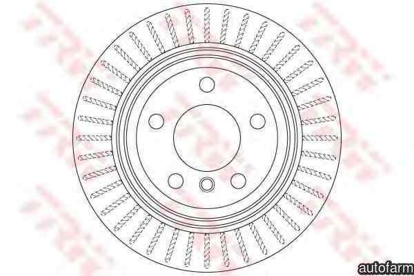 Disc frana BMW 3 Gran Turismo F34 TRW DF6513S