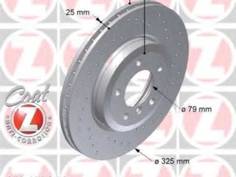 Disc frana BMW 3 limuzina (E46), BMW 3 cupe (E46), BMW 3 Touring (E46) - ZIMMERMANN 150.1294.52