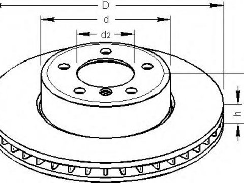 Disc frana BMW 3 limuzina (E90), BMW 3 Touring (E91), BMW 3 cupe (E92) - TOPRAN 501 712