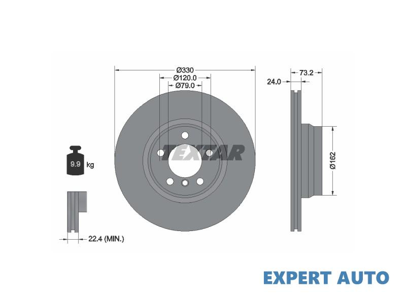 Disc frana BMW 3 Touring (F31) 2011-2016 #8 0986479A06