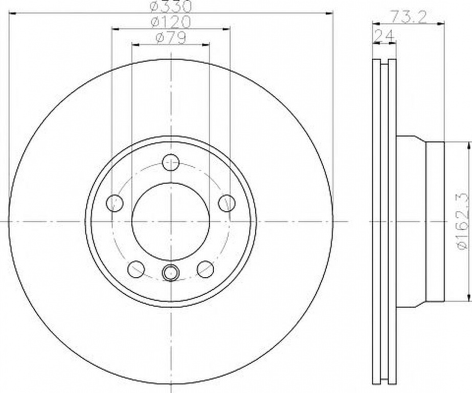 Disc frana BMW 4 cupe F32 F82 TEXTAR 92242003