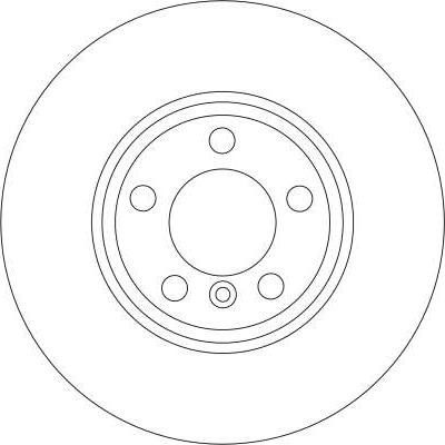 Disc frana BMW 5 E60 TRW DF4361