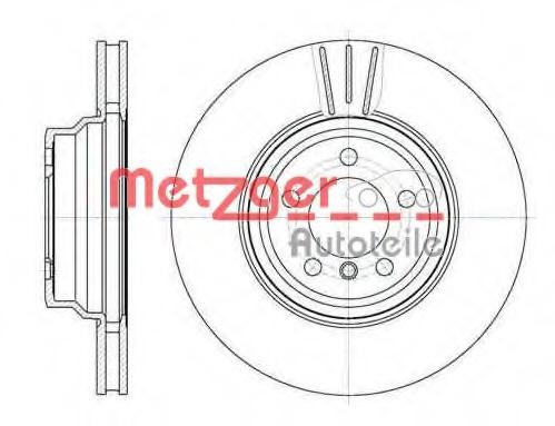 Disc frana BMW 5 limuzina (E60), BMW 5 Touring (E61) - METZGER 61078.10