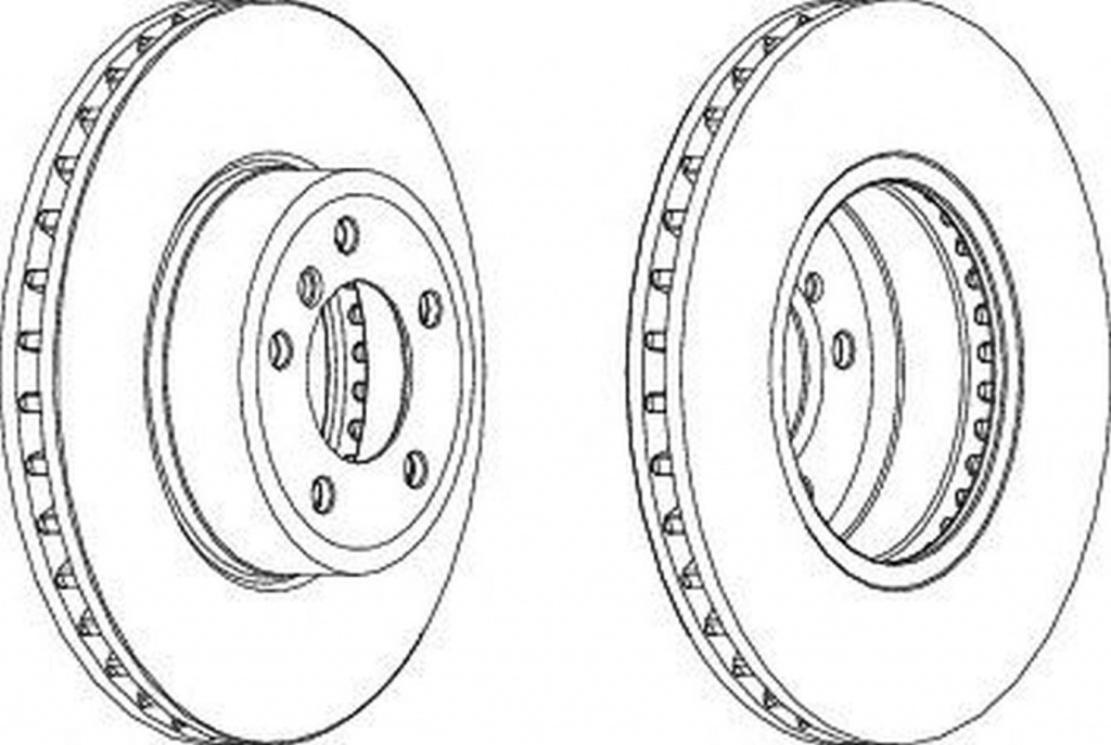 Disc frana BMW 6 Cabriolet E64 JURID 562397JC
