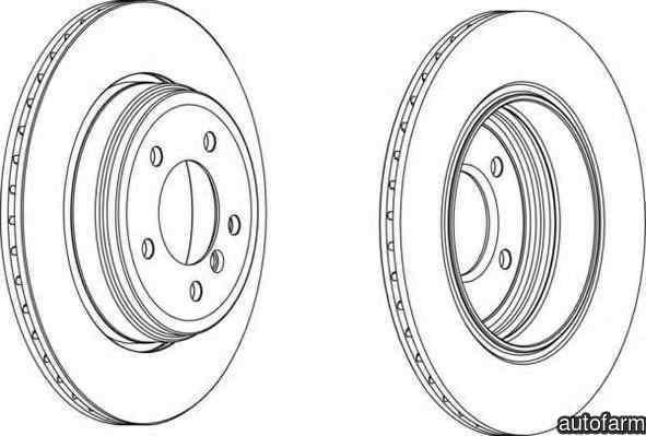 Disc frana BMW 6 E63 FERODO DDF1260C