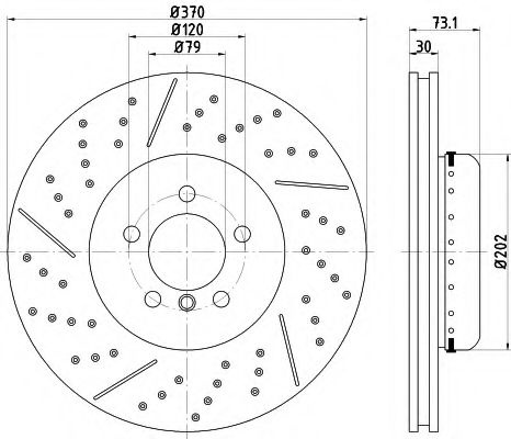 Disc frana BMW Seria 4 Cupe (F32, F82) (2013 - 201